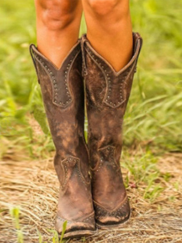 Moteriškos derlingos genties stiliaus dygliuoti batai