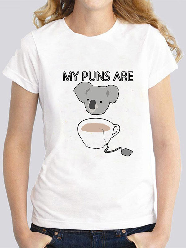 Super süßes Koala-Tee-T-Shirt der Frauen