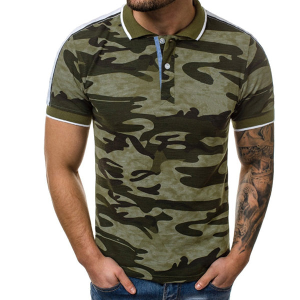 Bequemes Camouflage-T-Shirt für Herren