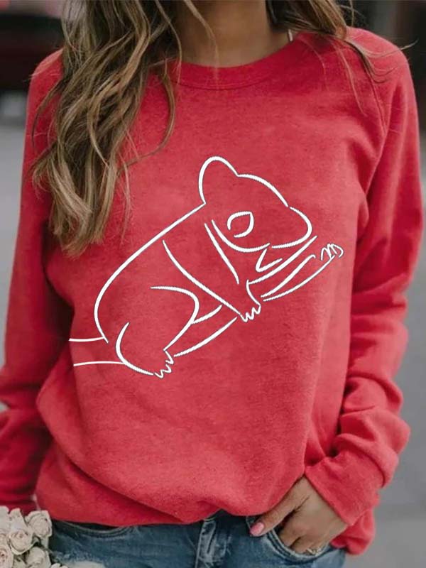 Gemütliches Koara Print Sweatshirt