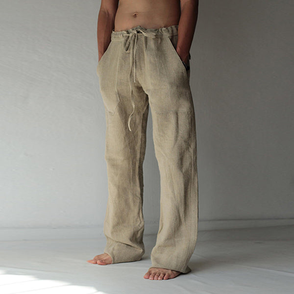 Pantalones casuales de cannabis de talla grande para hombre