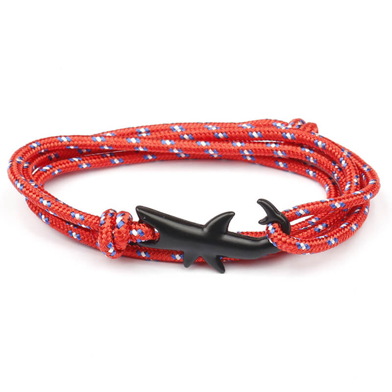 Serie Ocean correa de tiburón negro violento