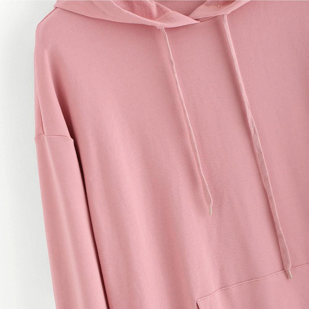 Heart Disign Drawstring Pocket Hoodies