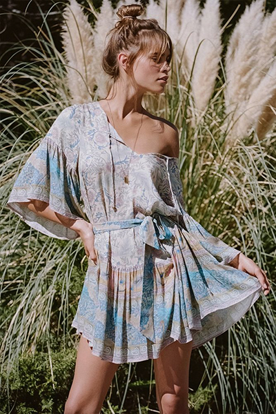 Elegante vestido bohemio para mujer