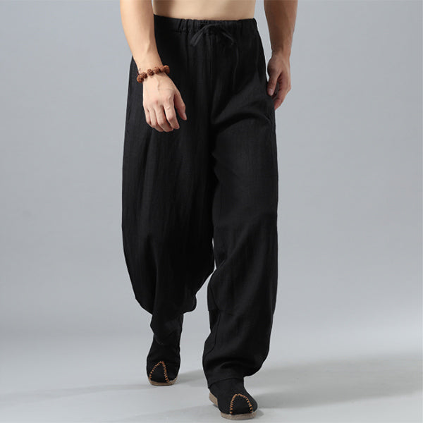 Pantalones casuales de algodón para hombre