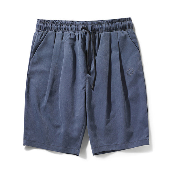 Pantalones cortos sueltos de color liso para hombres