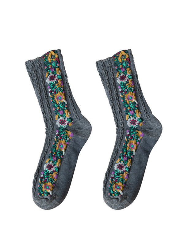 Calcetines Vintage Palace para mujer de estilo étnico