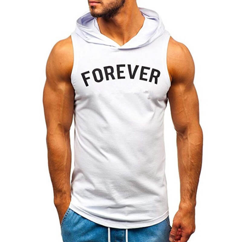 Sombreros de mezcla de algodón sin mangas, impresos, cómodos, finos, casuales, para hombres