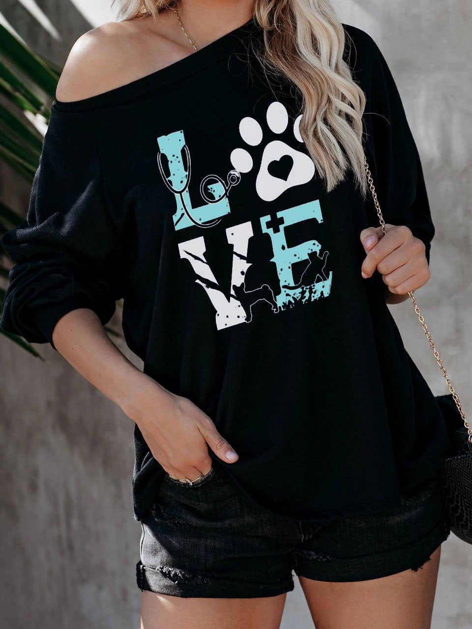 Frauen Haustier Liebhaber LIEBEN Top