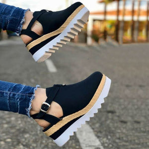 Mary Jane Keilschuhe