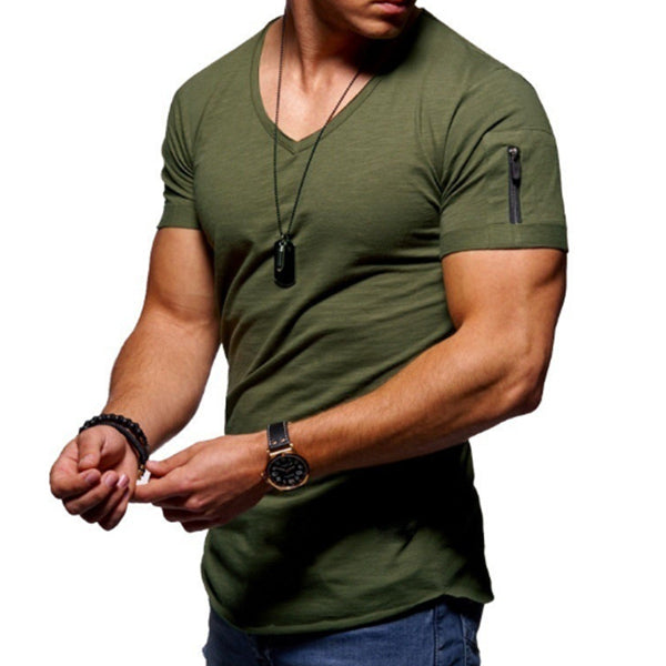 Camisa de un color para hombre