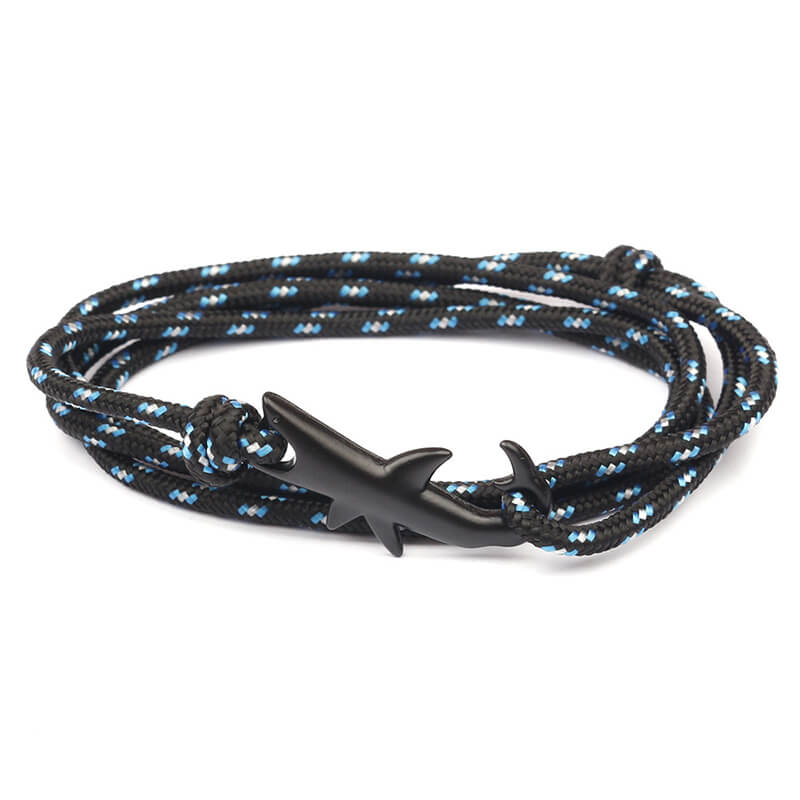 Serie Ocean correa de tiburón negro violento