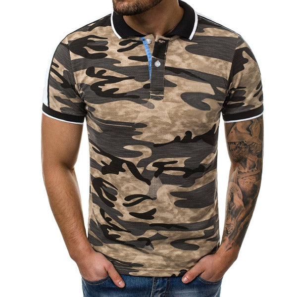 Bequemes Camouflage-T-Shirt für Herren