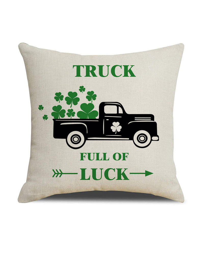 Funda de cojín para sofá de coche St. Para el día de patricio