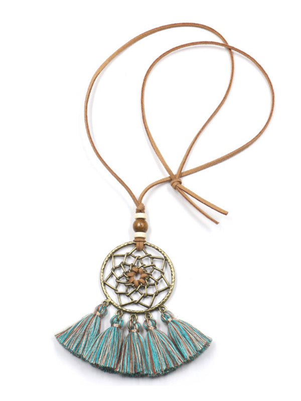 Lady Dream Catcher Quaste Halskette