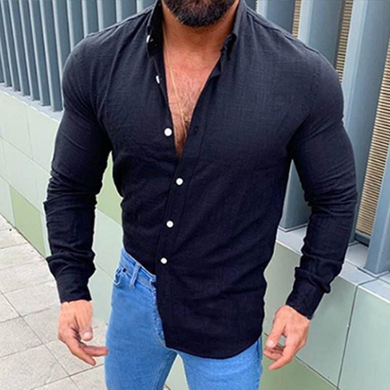 Leinen Button Shirts