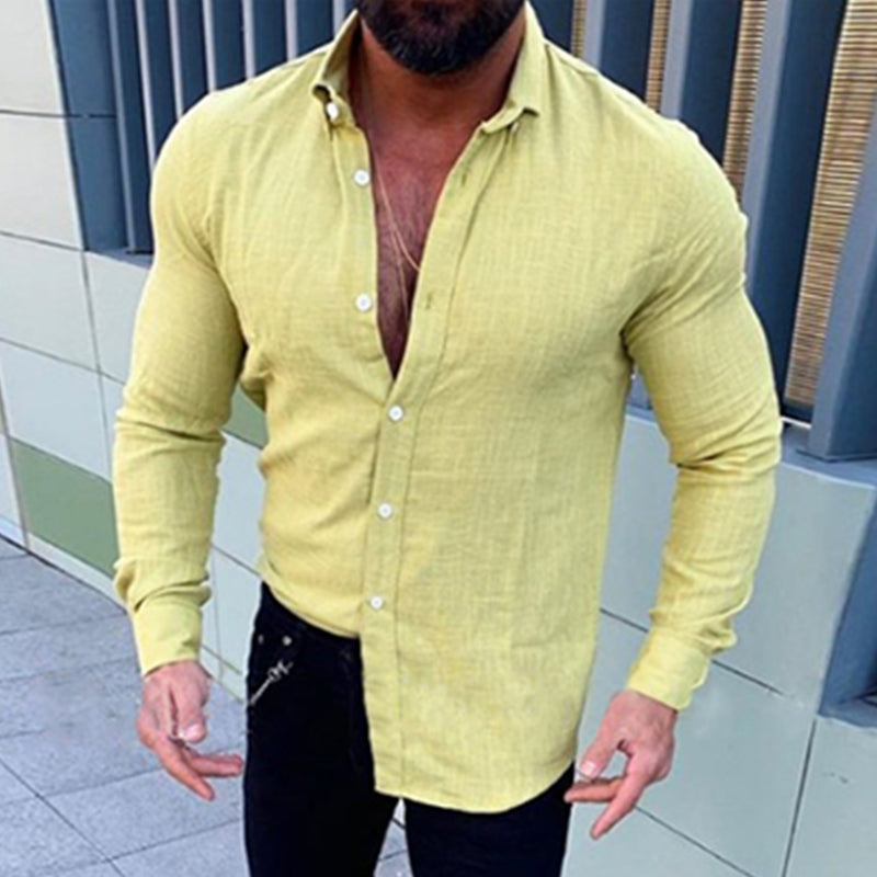 Leinen Button Shirts