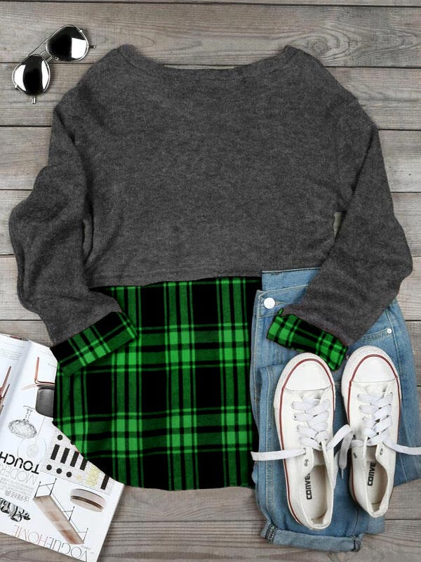 Alfombras de mujer &quot;Happy St. Patrick&#39;s Day Clover con mangas largas