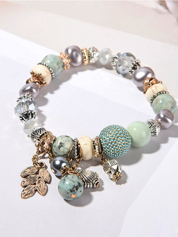 Pulsera de mujer de cristal natural de bohemia