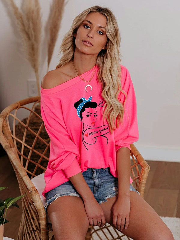 Mom Power Rosie der Riveter Sommerpullover