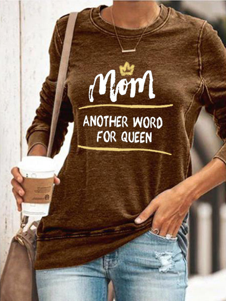 Frauen-Mutter ein anderes Wort für Königin-Sweatshirt