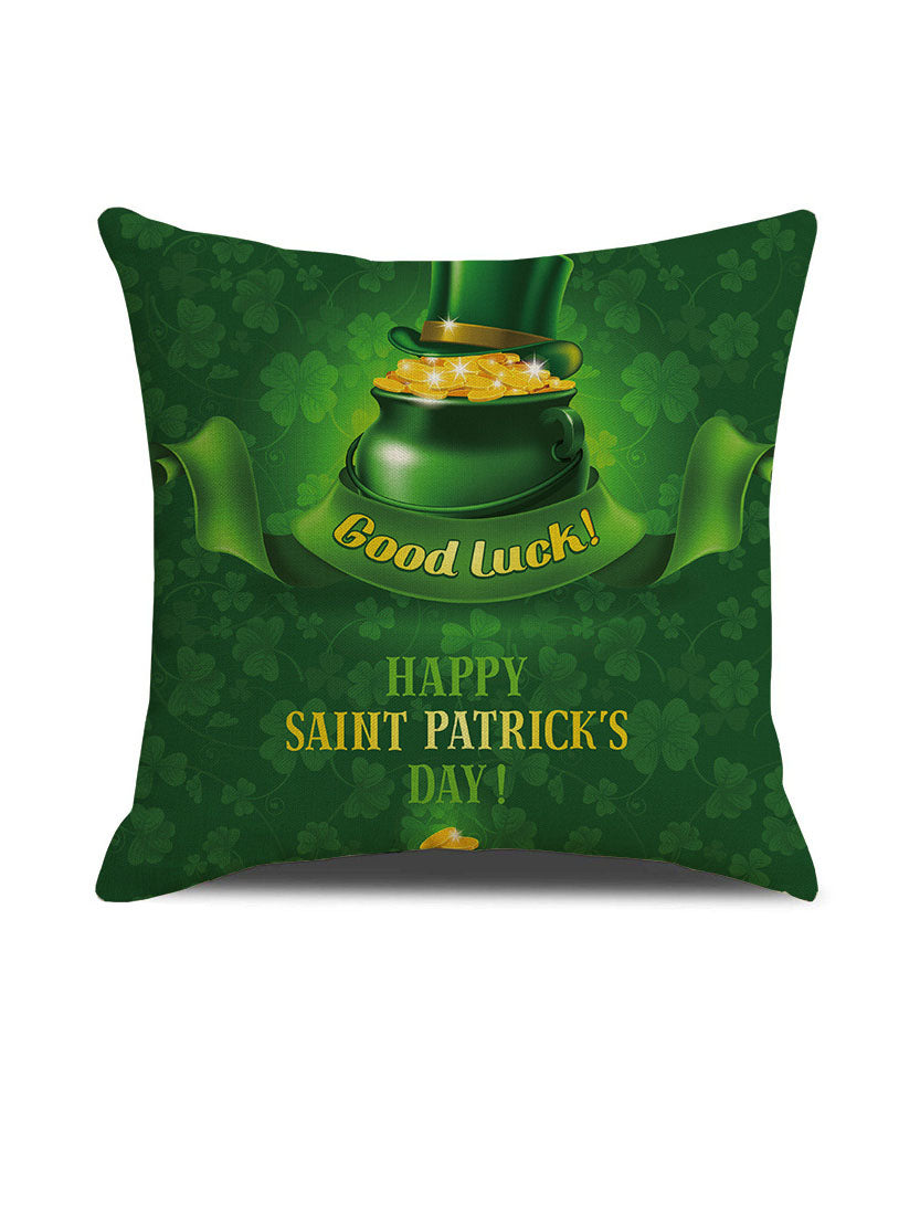 Funda de cojín para sofá de coche St. Para el día de patricio