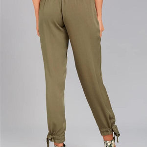 Pantalones cortos casuales con bolsillo en la cintura elástica