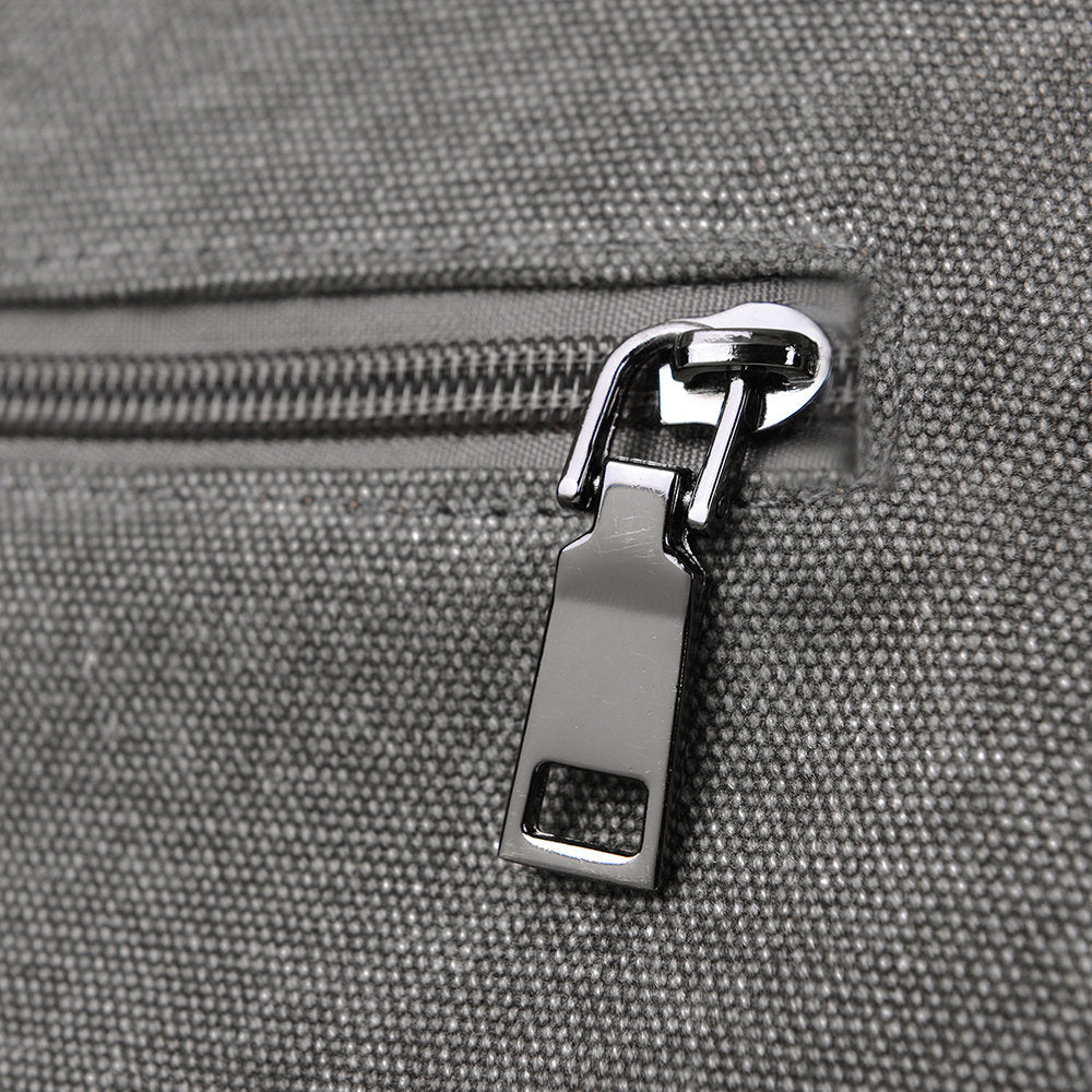 Bolso de hombro de lona casual desordenado para mujer