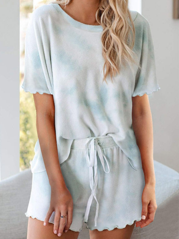 Kurzärmelige Shorts, Pyjamas, Anzüge und Haushaltskleidung für Frauen