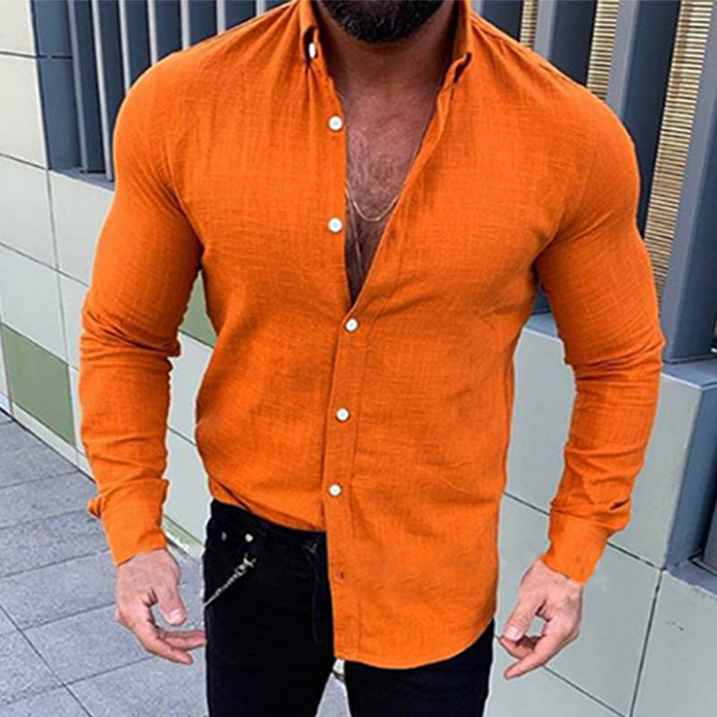 Leinen Button Shirts