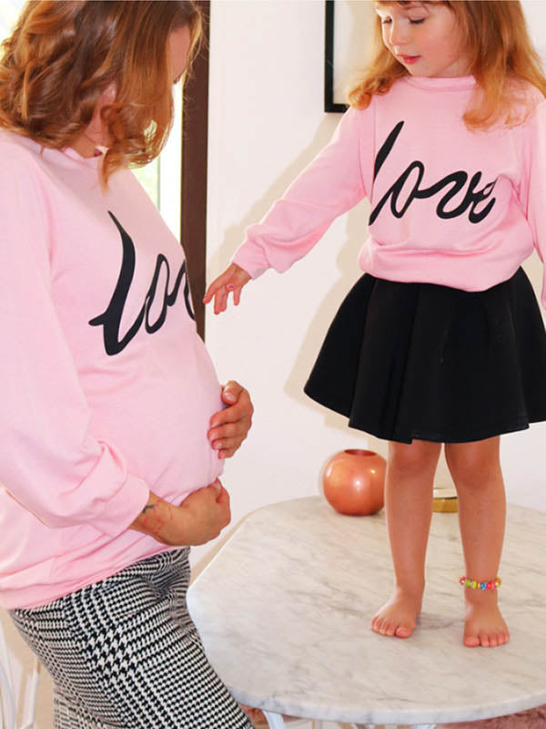 Jersey con la inscripción AMOR para padre-hijo