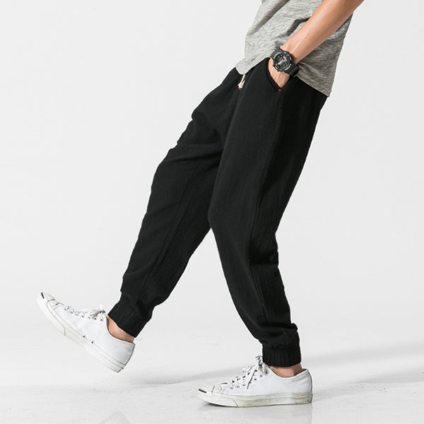 Pantalones de hombre &quot;holgados&quot;, fuertes con cordones