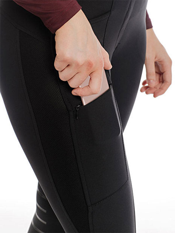 Bragas elásticas de color natural para mujer con bolsillos