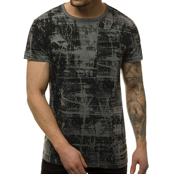 Camisa slim con estampado graffiti para hombre