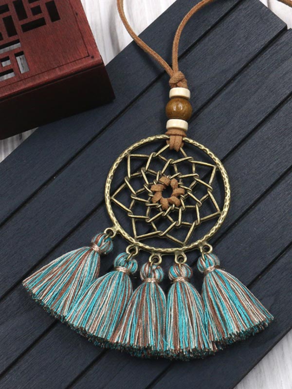 Lady Dream Catcher Quaste Halskette