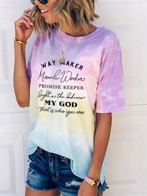 Way Maker Lyrics Faiths Langarm-Kurzarm-T-Shirt