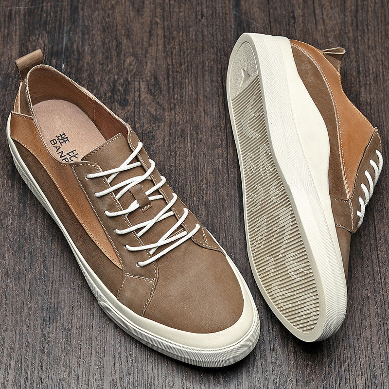 Herren Schnürschuhe aus echtem Leder