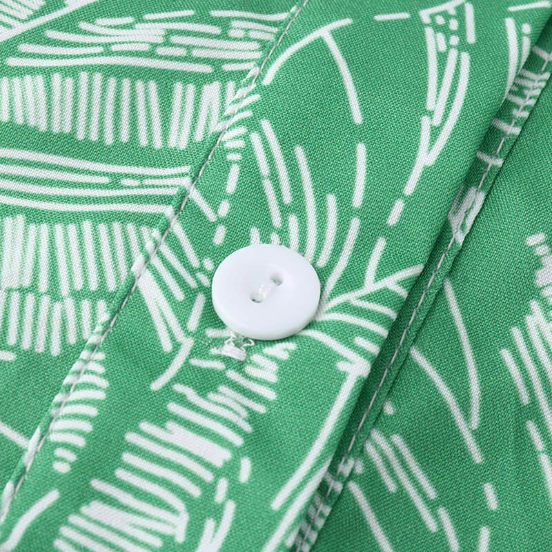 Sábanas hippie de moda para hombre impresas con cuellos redondos y mangas largas de poliéster