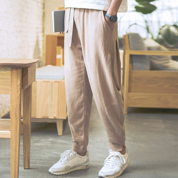 Pantalones de lino para hombre