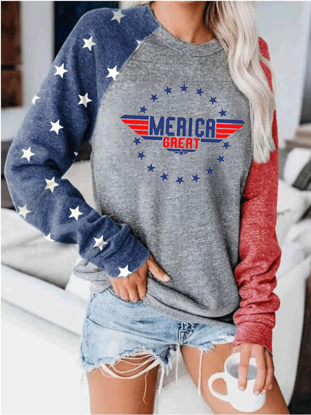 America Geat Top Gun Colorblock Pullover