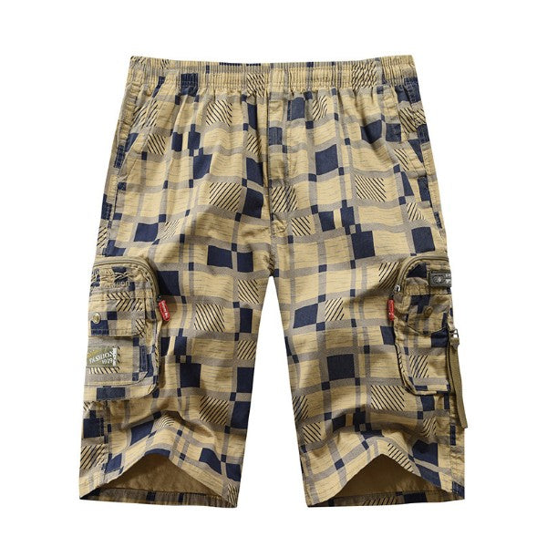 Shorts casuales para hombre con cremallera