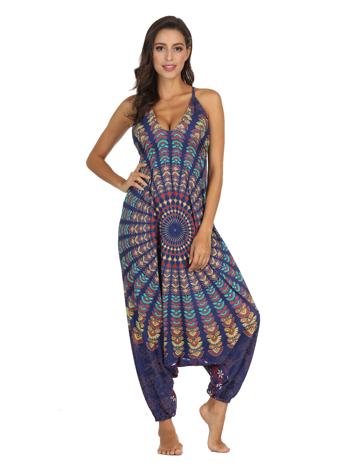 Traje de yoga estampado