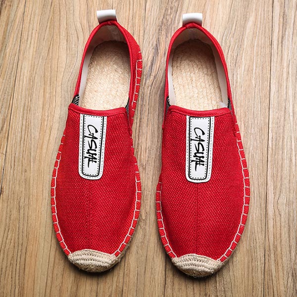 Mocasines transpirables de lino Herren Casual