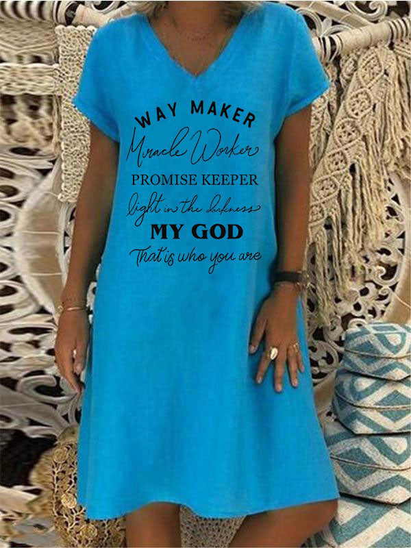 Way Maker Miracle Worker Versprechen Keeper Light In The Darkness Mein Gott, der ist, wer du bist