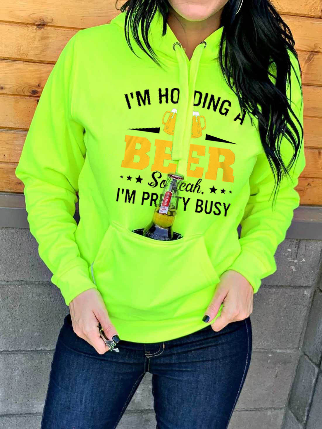 Sigo cerveza, así que estoy muy ocupado suéter