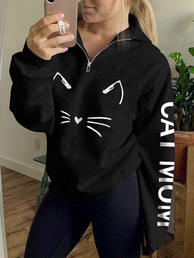 Frauenkatze Mutter gemütliches Sweatshirt