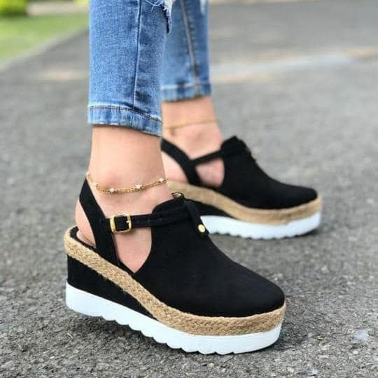 Mary Jane Keilschuhe