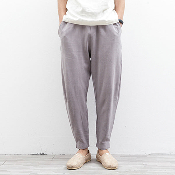 Pantalones casuales de algodón para hombre