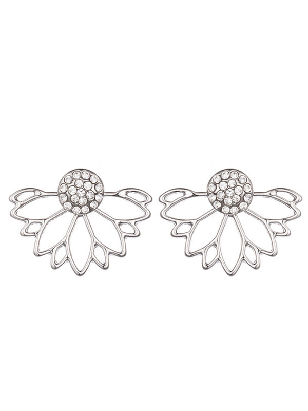 Pendientes de loto fértiles para mujer