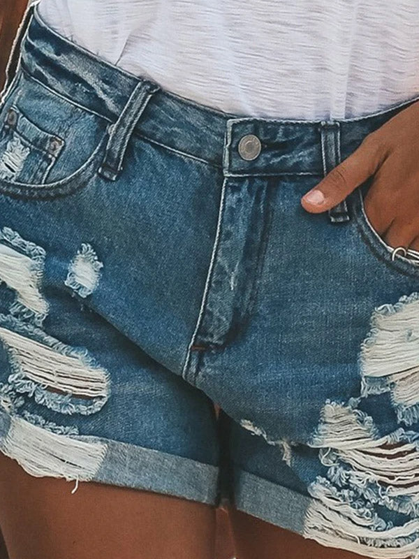 Frauenlöcher Sexy Jeansshorts Frauen Hot Pants